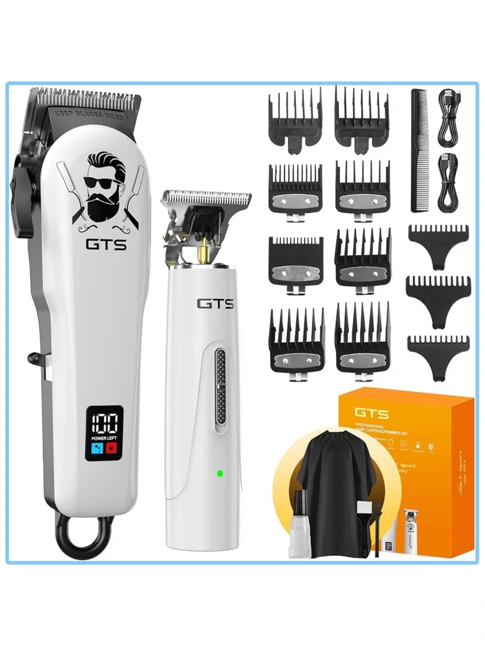 GTSPro Hair Clippers for Men, Clippers and Trimmers Set